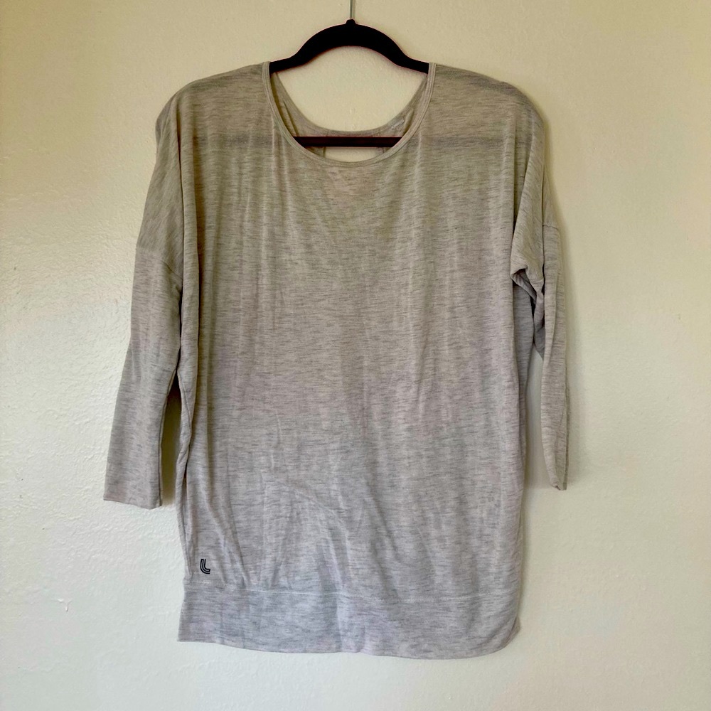 Lolë open back long sleeve